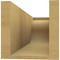 Ekena Millwork 6in. W x 6in. H x 20in. L Del Monte Woodgrain TimberThane Rafter Tail, Primed Tan RFTUR06X06X20DELRCPR - alternate 4